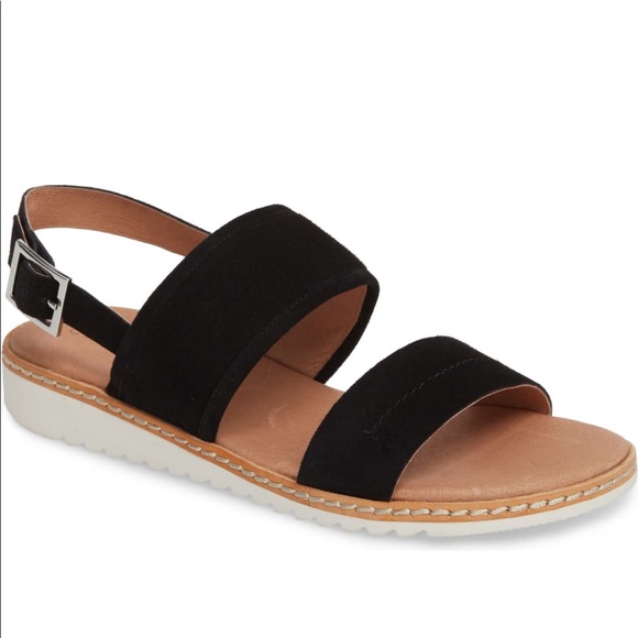 Caslon Shoes - Gold Caslon Sling Back Sandals